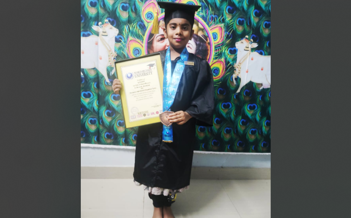 Grand Master Title in Silambam from Velachery, Chennai, Tamil Nadu – S. Jaanvi Becomes the First Girl Child in Indian History to Receive the Honor from World Record University, London