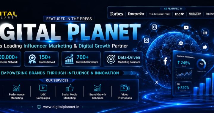 Digital Planet Emerges as India’s Premier Influencer Marketing Powerhouse, Connecting 80,000+ Influencers with 100+ Top Brands