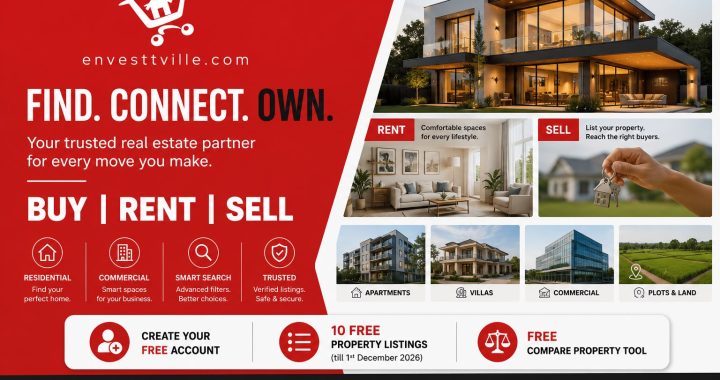 Envesttville: A New Real Estate Platform Connecting Buyers, Sellers, and Renters Across India