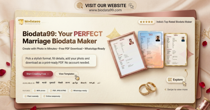 From Messy Word Templates to One-Click PDFs: Inside Biodata99.com’s Free Marriage Biodata Maker