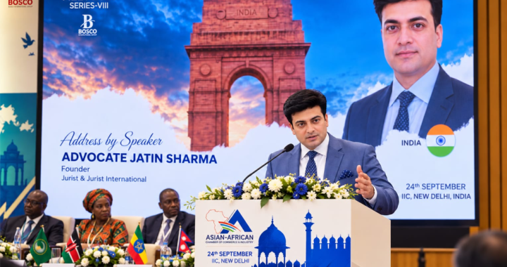 Advocate Jatin Sharma Calls for ‘Justice Corridors’ to Strengthen Cross-Border Trade at High Level Diplomatic Meet 2026