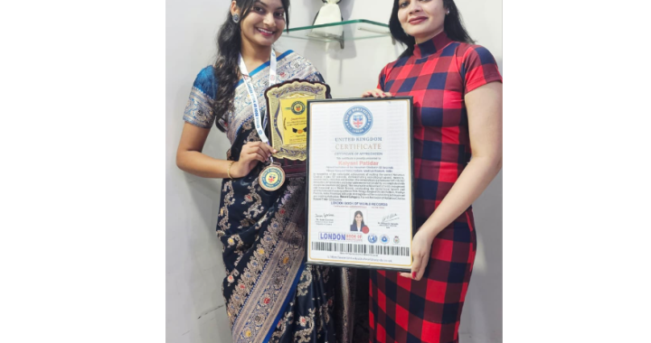 Kalyani Patidar’s 52-Second Hanuman Chalisa Recitation Earns World Record Recognition