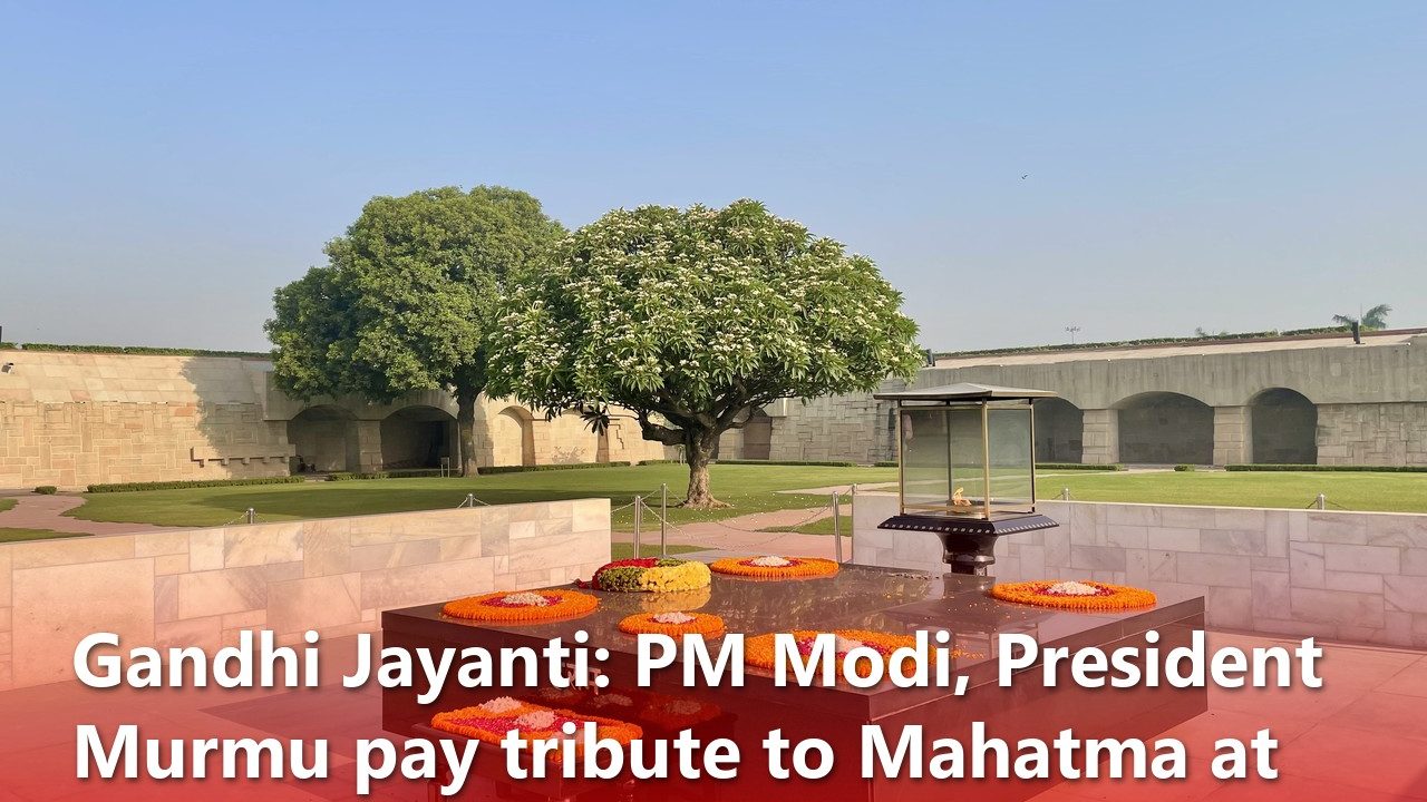 Gandhi Jayanti: PM Modi, President Murmu pay tribute to Mahatma at Rajghat on 157th birth anniversary